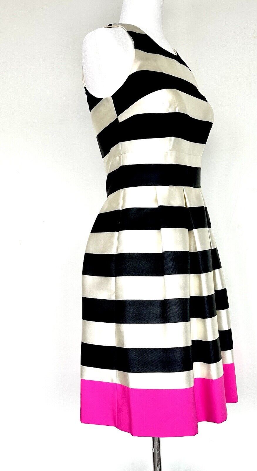 ELIZA J Size Size 2 Formal Striped A Line Dress NWT Retails $212