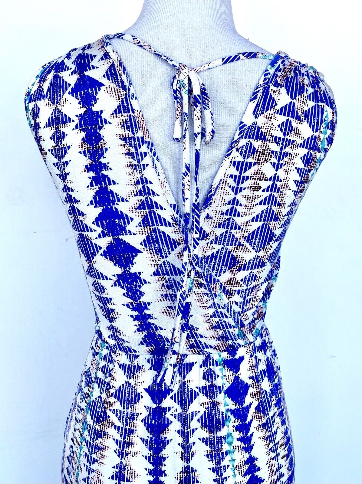 Renee C Boho Print Stretch Maxi Dress XSmall Price $49