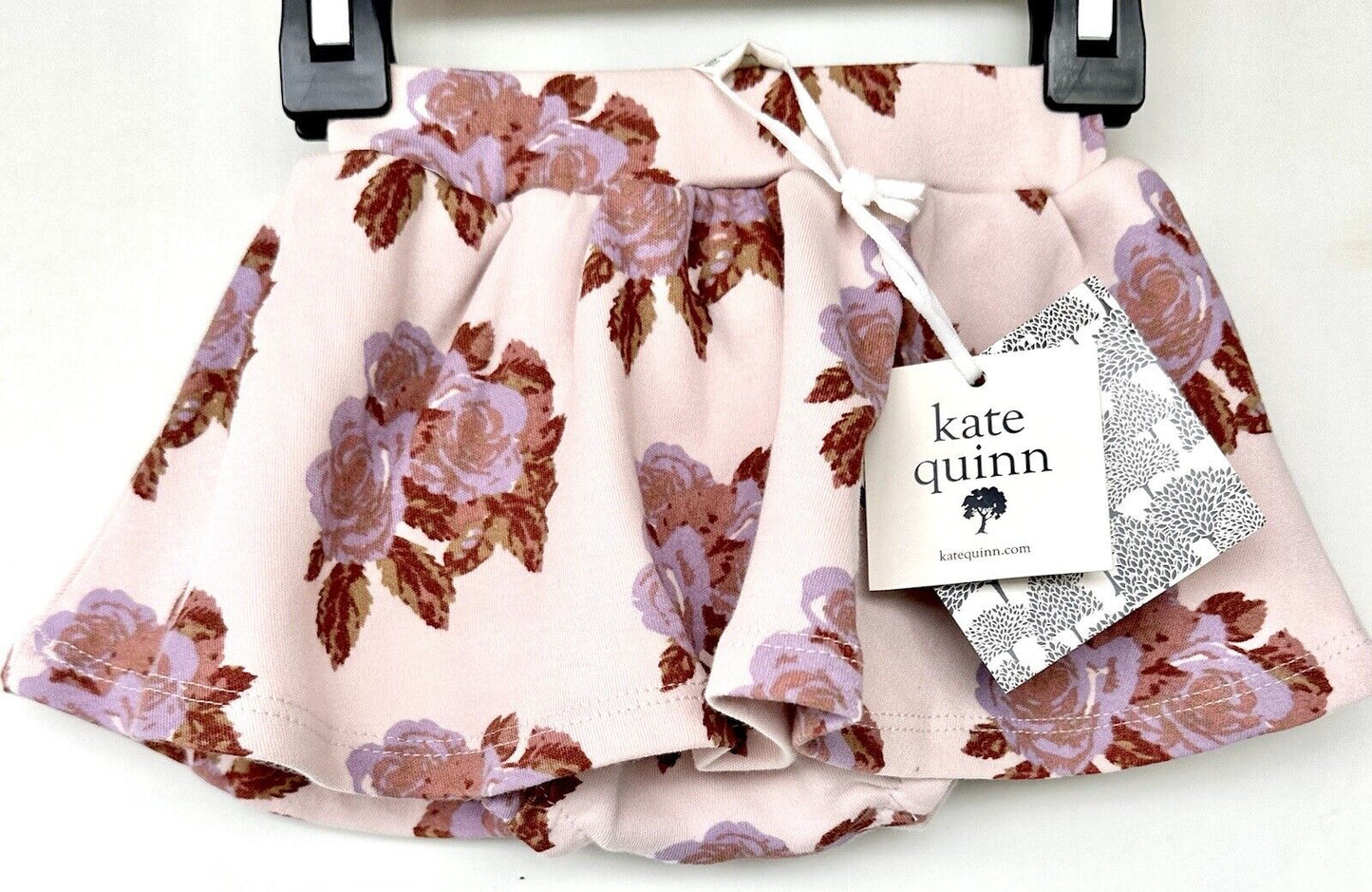 Kate Quinn Organic Cotton Skirted Bloomer Retail $28 0-3 M Rose