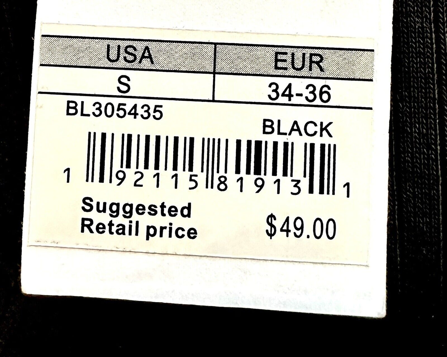 BB Dakota Black Rib Crop Top Retail $49 Price $29 Small NWT