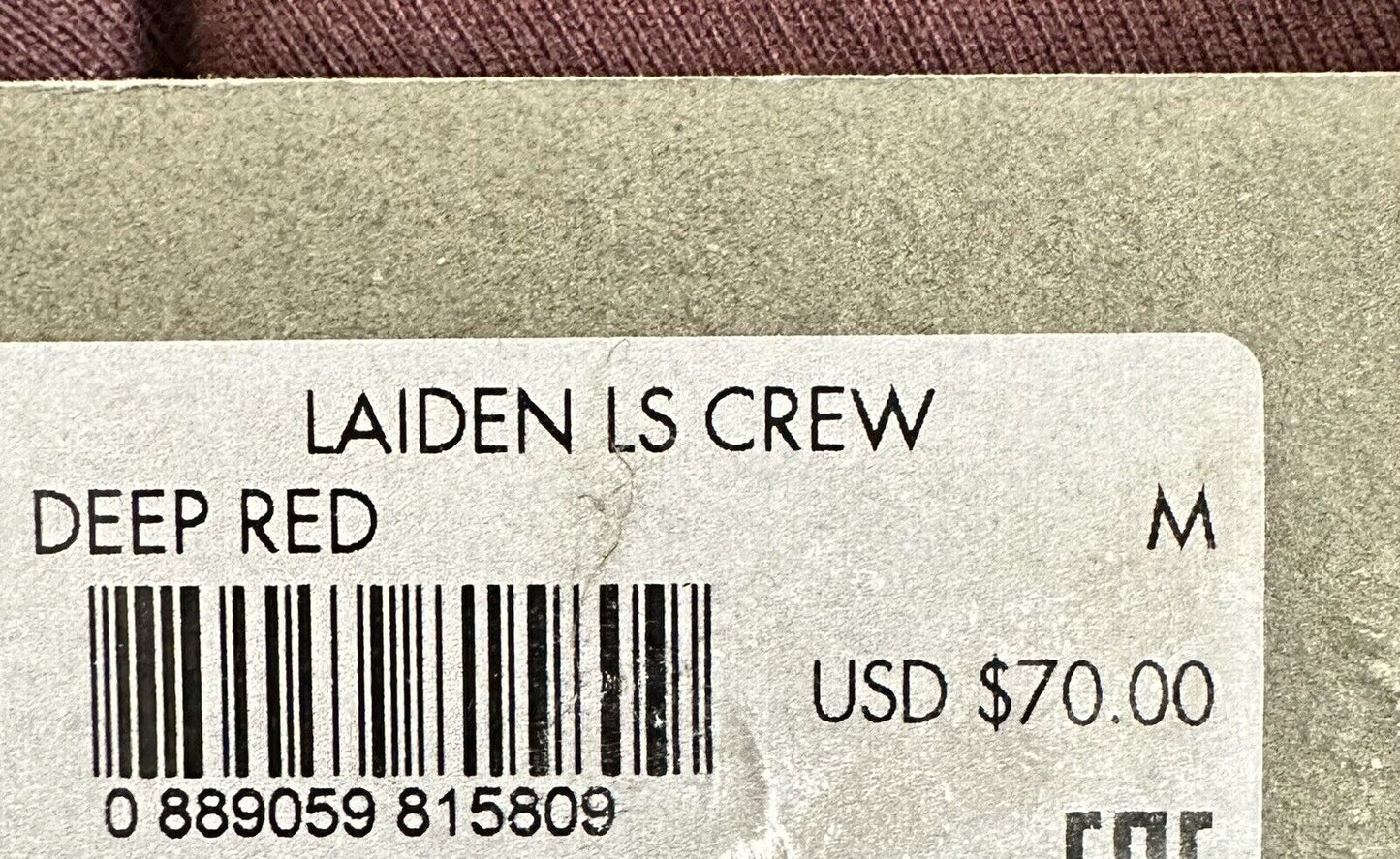 Allsaints Laiden Long Sleeve Crew Top Retail $70 Price $59 Size M