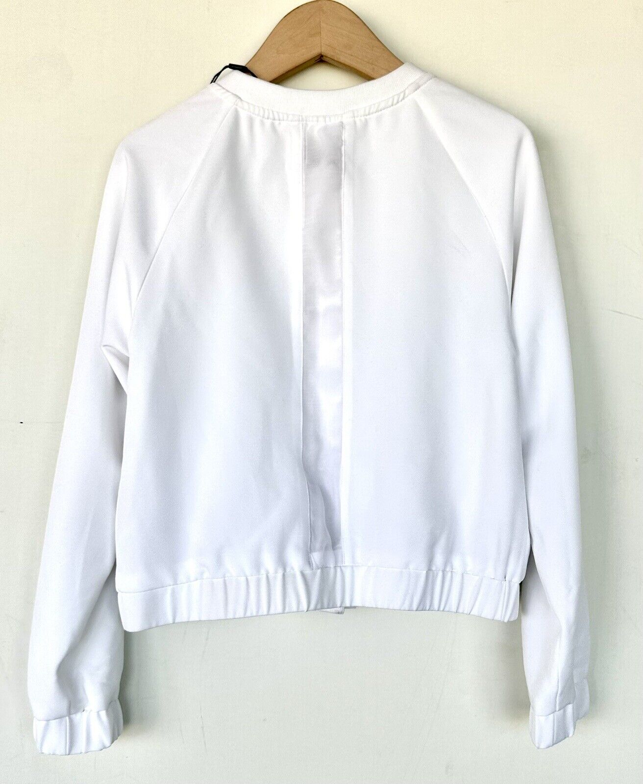 Boss Kids White Bomber Jacket Retail $119 (109 Euro) NWT Age 6 (114) Mesh Panel