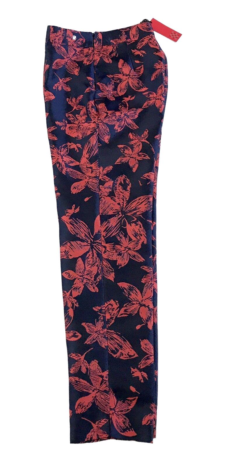 Carolina Herrera Silk Mix Formal Floral Pant.NWT Retail $480 Price $195 Size 2