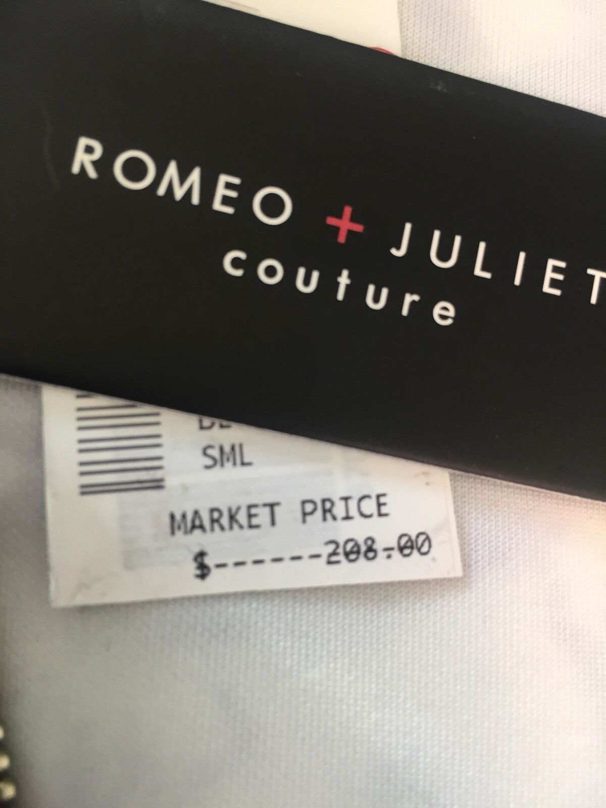 Romeo + Juliet Couture Blue Stretch Zip Dress NWT Retail $208 Price $49 Size M