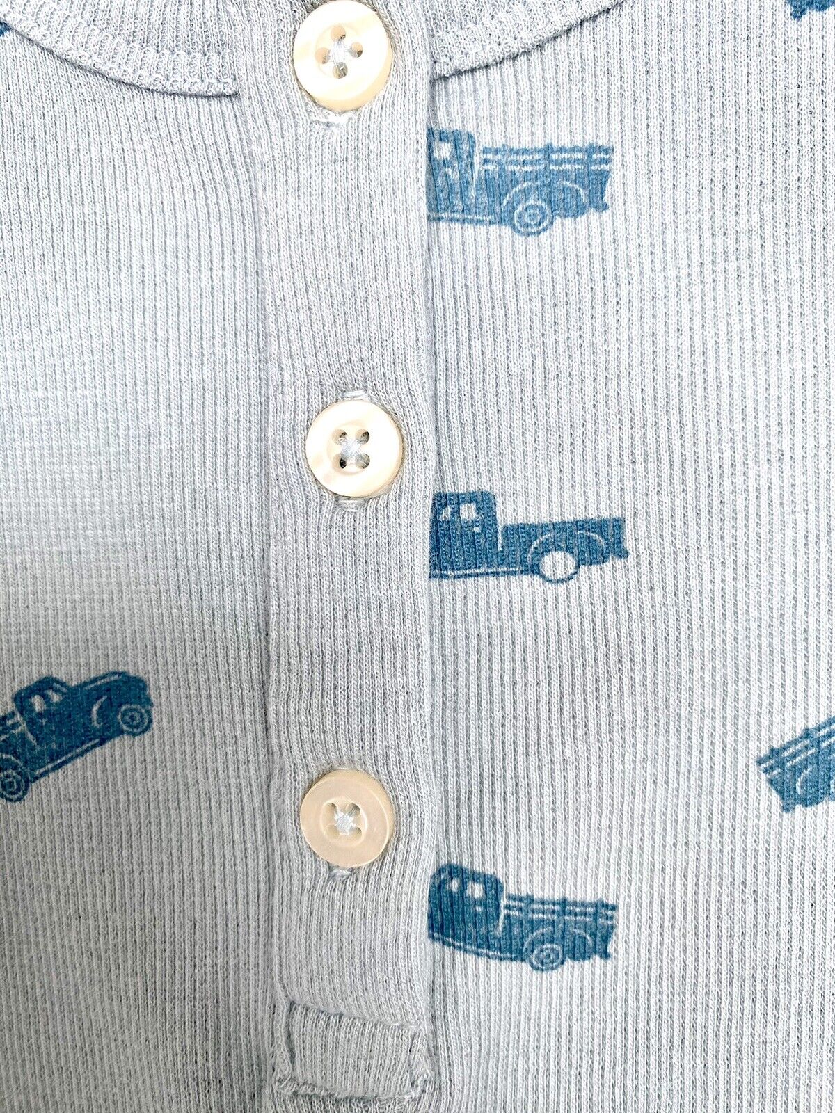 Kate Quinn Organic Cotton Henley Top Retail $32 Price $25 Age 6 Farm Truck