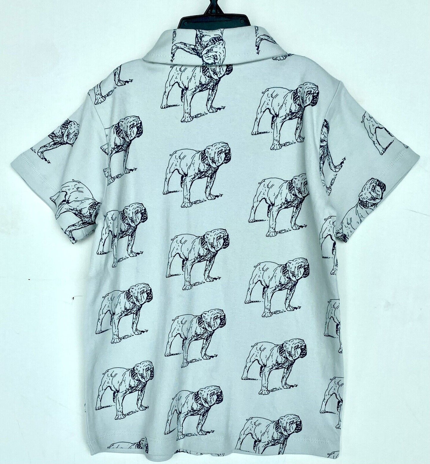 Kate Quinn Organic Cotton Crew Military Style Bulldogs Shirt Price $28 Age 6