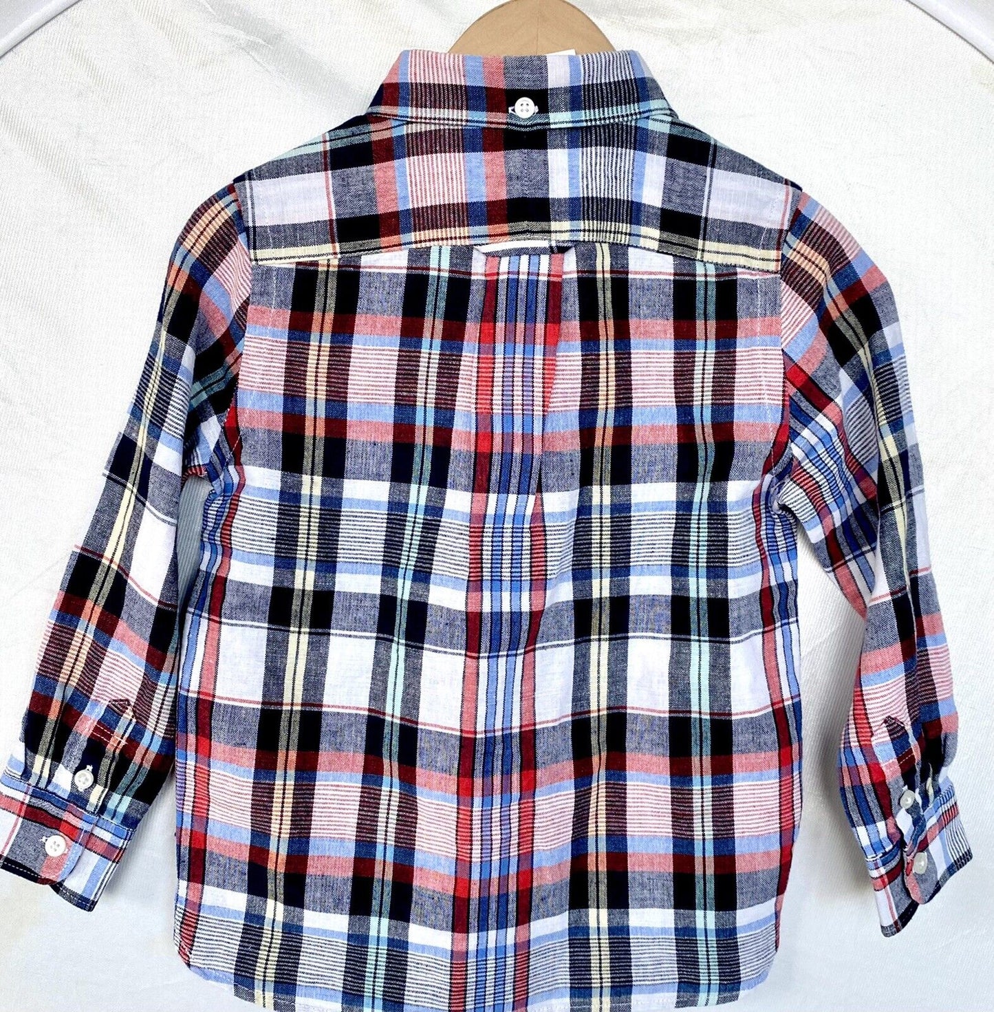 Janie And Jack Plaid LS Shirt Age 3 Retail $35 Price $25 NEW