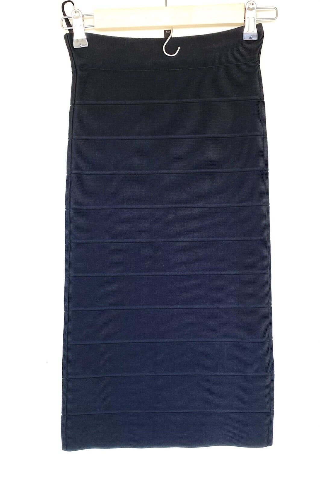 BCBG MaxAzria Leger Black Bodycon Skirt Retail $178 Price $95 Size XS NWT