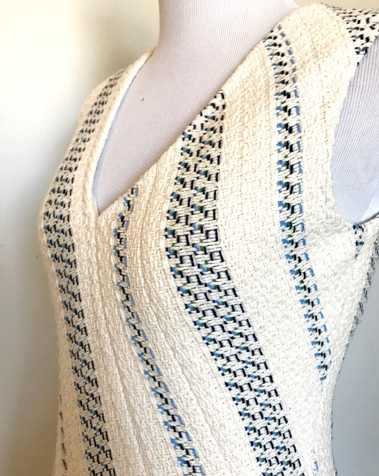 Tory Burch Cream Woven Stacey Dress. NWT Retail $425 Price $190 Size 0