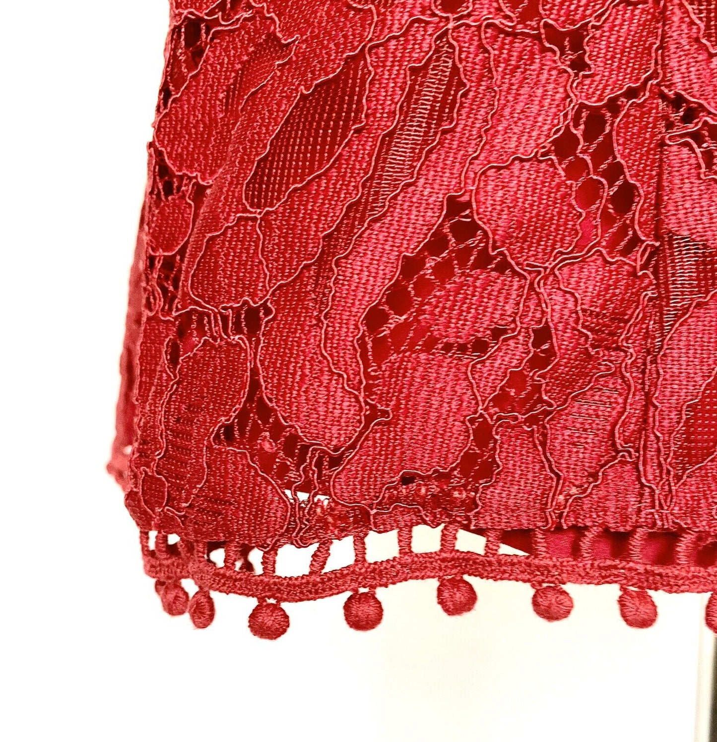 Nicholas Red Lace Crochet Edge Dress. Retails $495 Price $99 Size 0 NWT