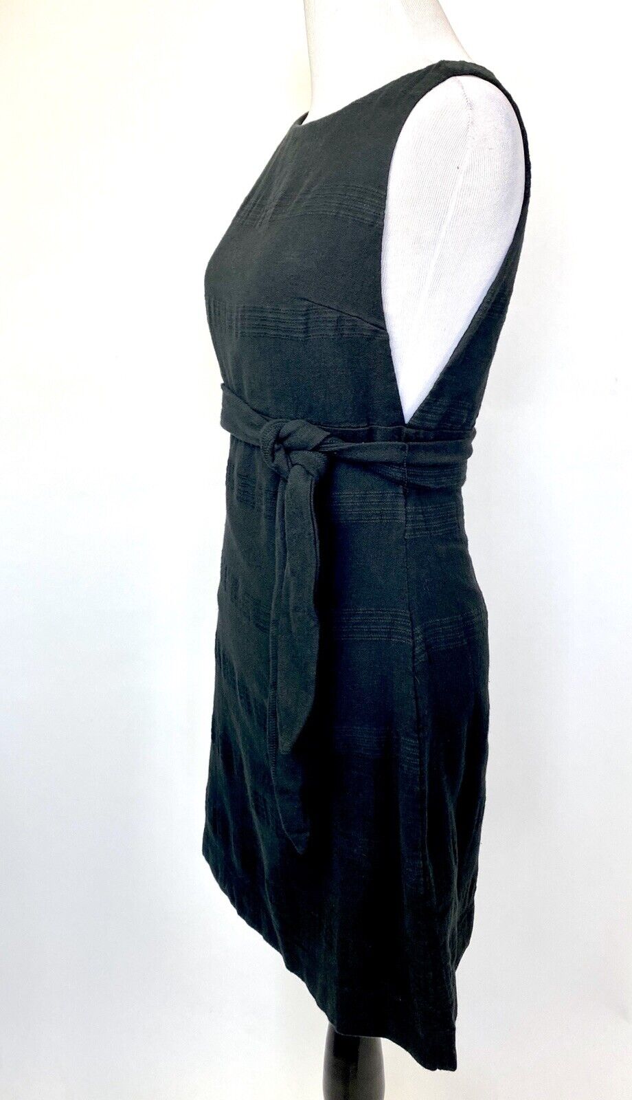 Free People Keyhole Back Cotton Linen Mix Dress Sz XS Retail $58 Price $44 NWT