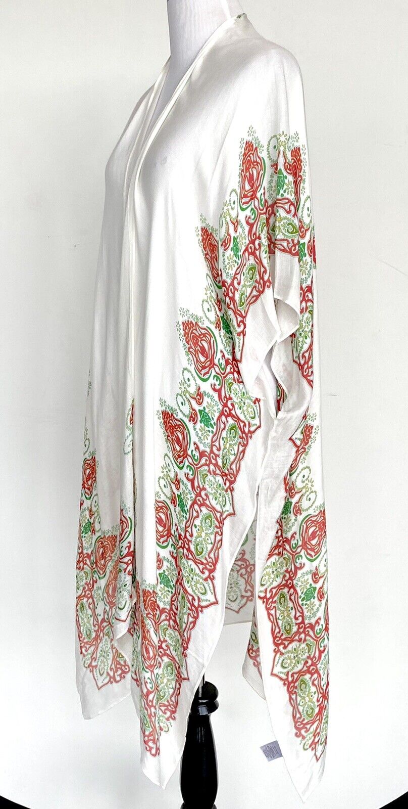 moss rose kimono cover up $39 Eastern Print. One Size. Soft Viscose