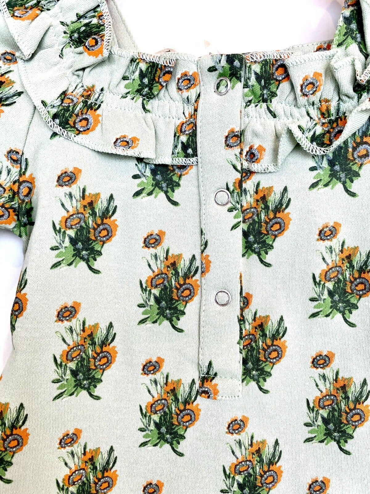 Kate Quinn 100% Organic Cotton Bodysuit Retail $32 Price $26 6-12 M Calendula