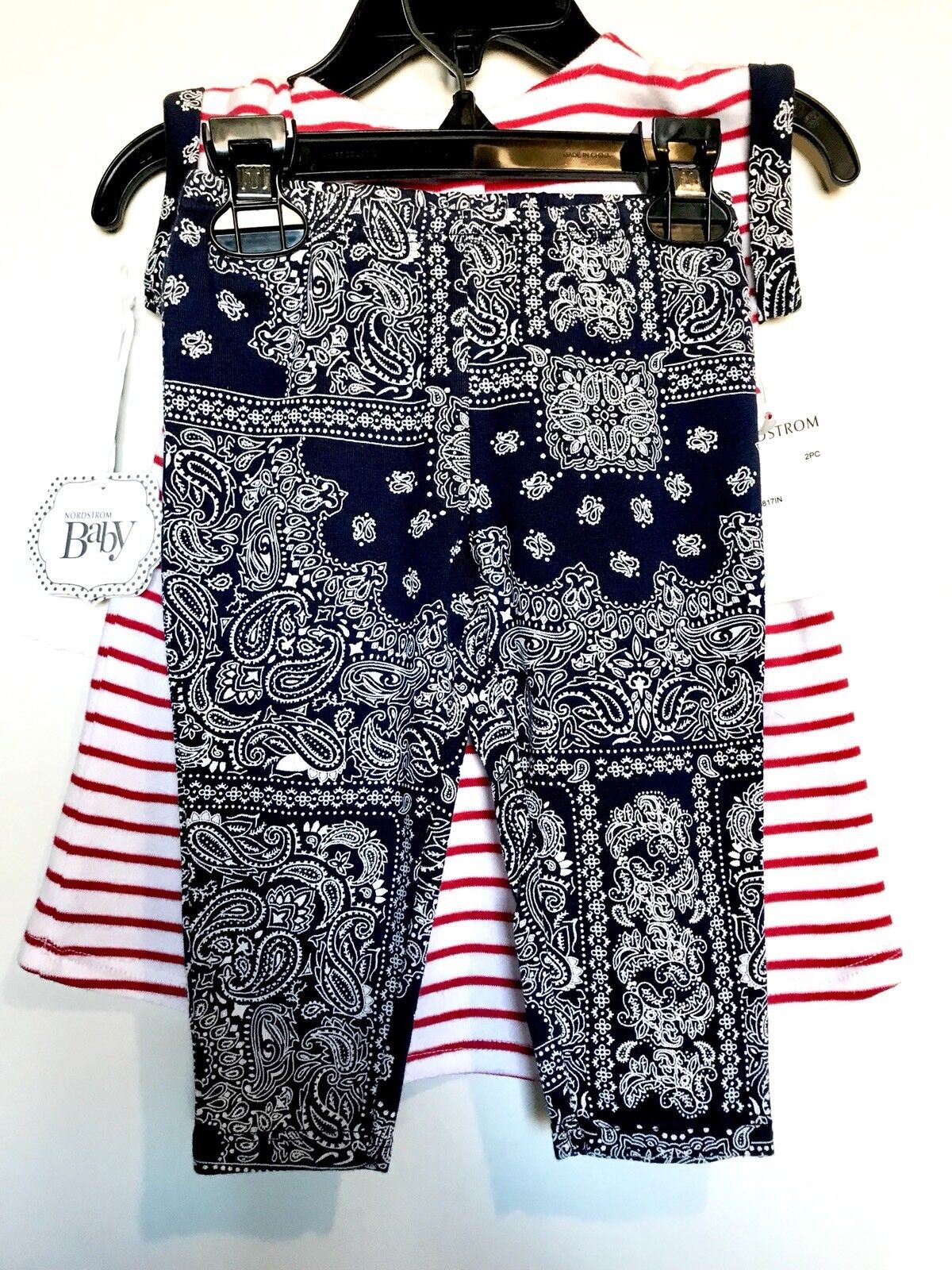 Nordstrom baby girl 2 Pc Dress & Paisley Pants NWT Price 16 9M