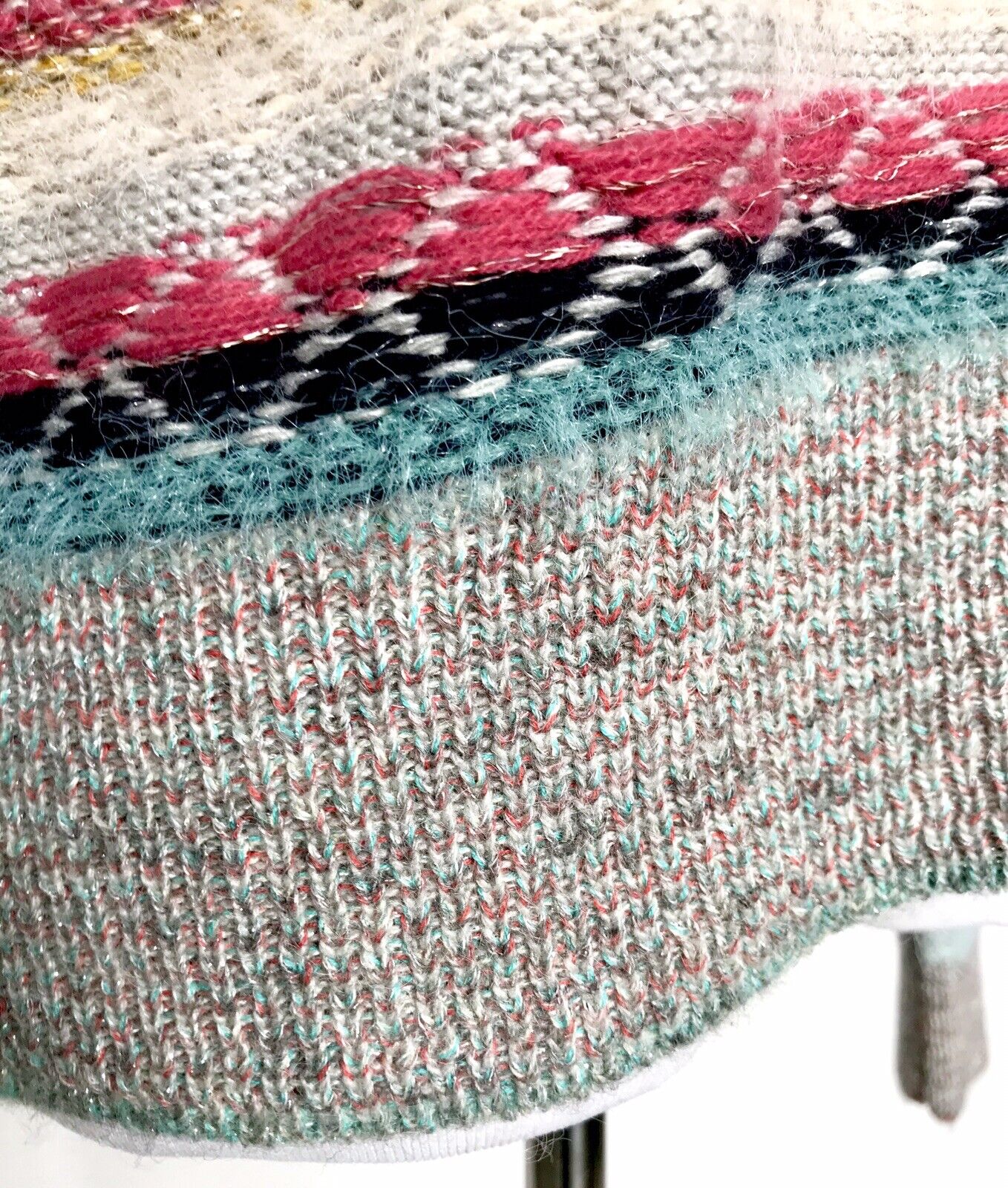 anthropologie knitted knotted Stripe sweater. Retail $148 Price $69 Size M NWT