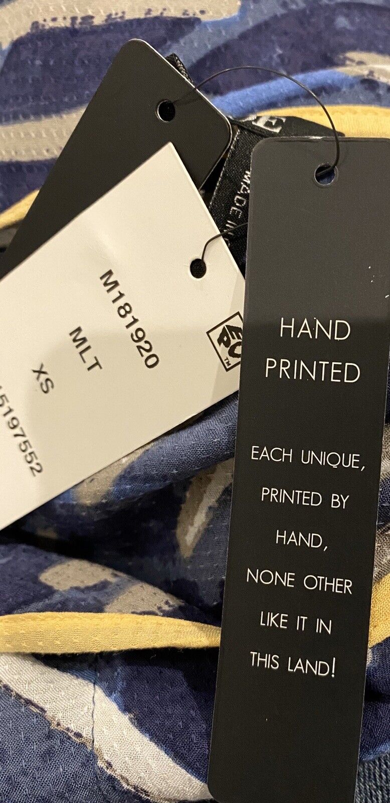 Nic + Zoe Blue & White Shift Dress / Coverup NWT Size XS Retail $178 Price $43