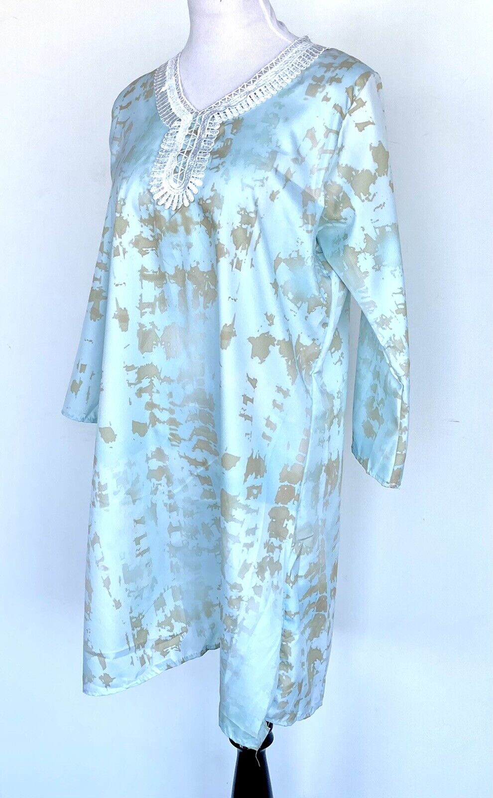 Lulla by bindya mint tunic cover up / Caftan OS Retails $75 Price $39 NWT