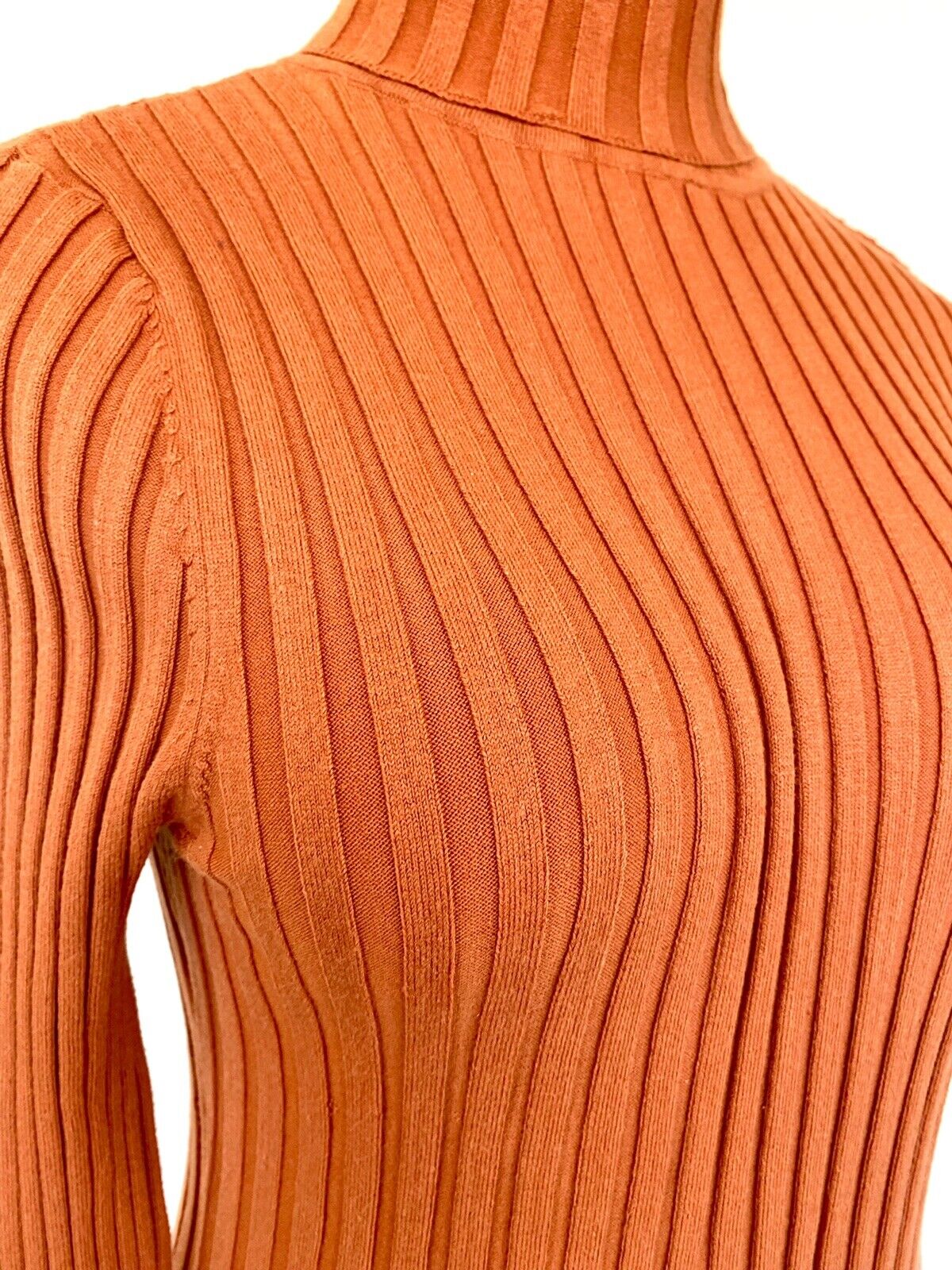 Sundance Legends Turtleneck Retail $88 Price $52 NWT Size PL Pumpkin Orange