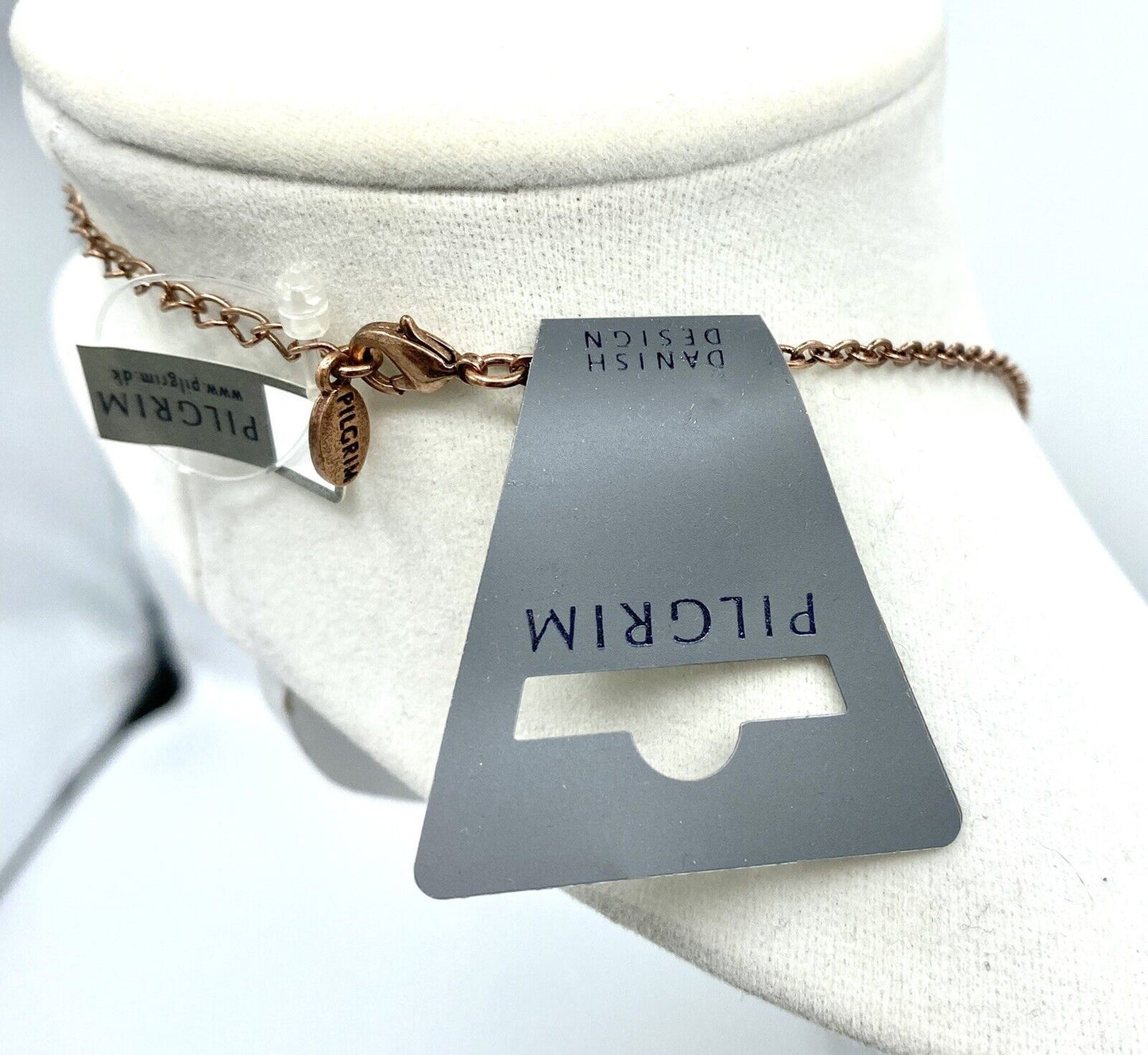 PILGRIM Swarovski Crystal Enamel Star Necklace $19 Valentine Heart