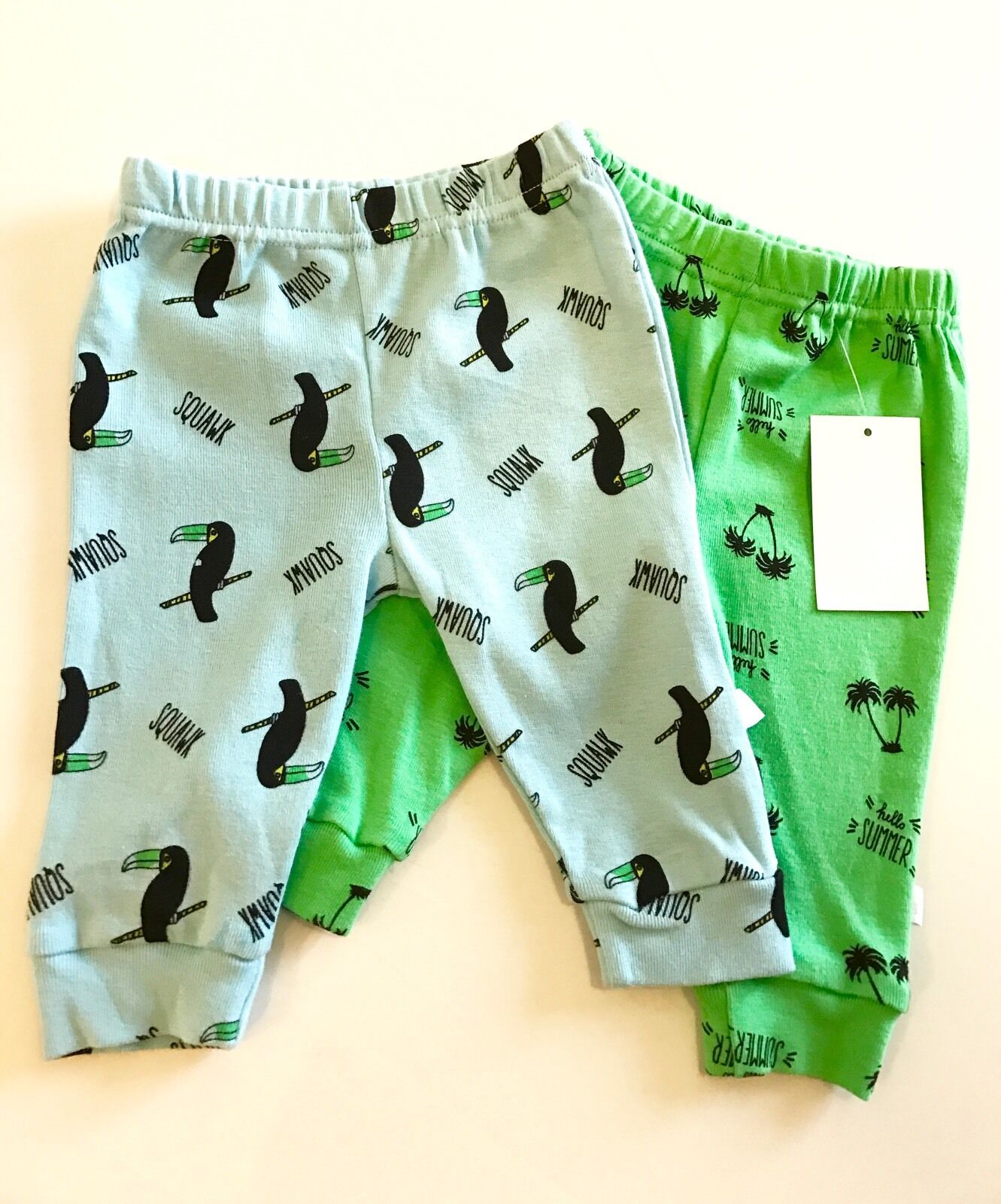 Rosie Pope 2 Set Baby Boy Pants Size 0-3 Months. NWT Price $12