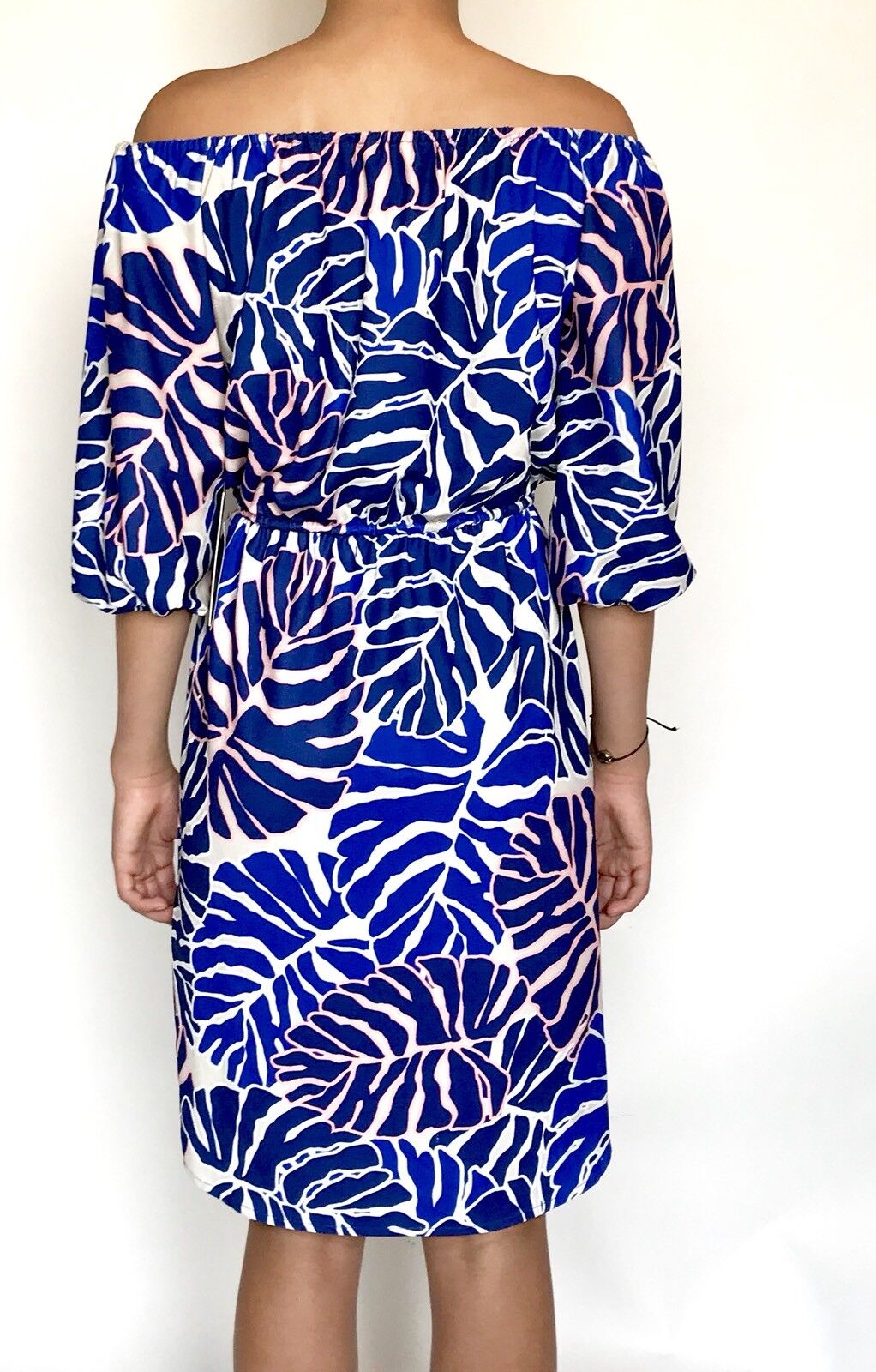Felicity & Coco Off Shoulder Blue Dress. NWT Retail $108 Price $45 Sz XS