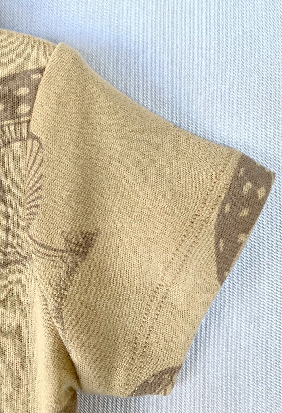 Kate Quinn 100% Organic Cotton Shortie Romper Retail $38 Price $28 6-12 M Mocha