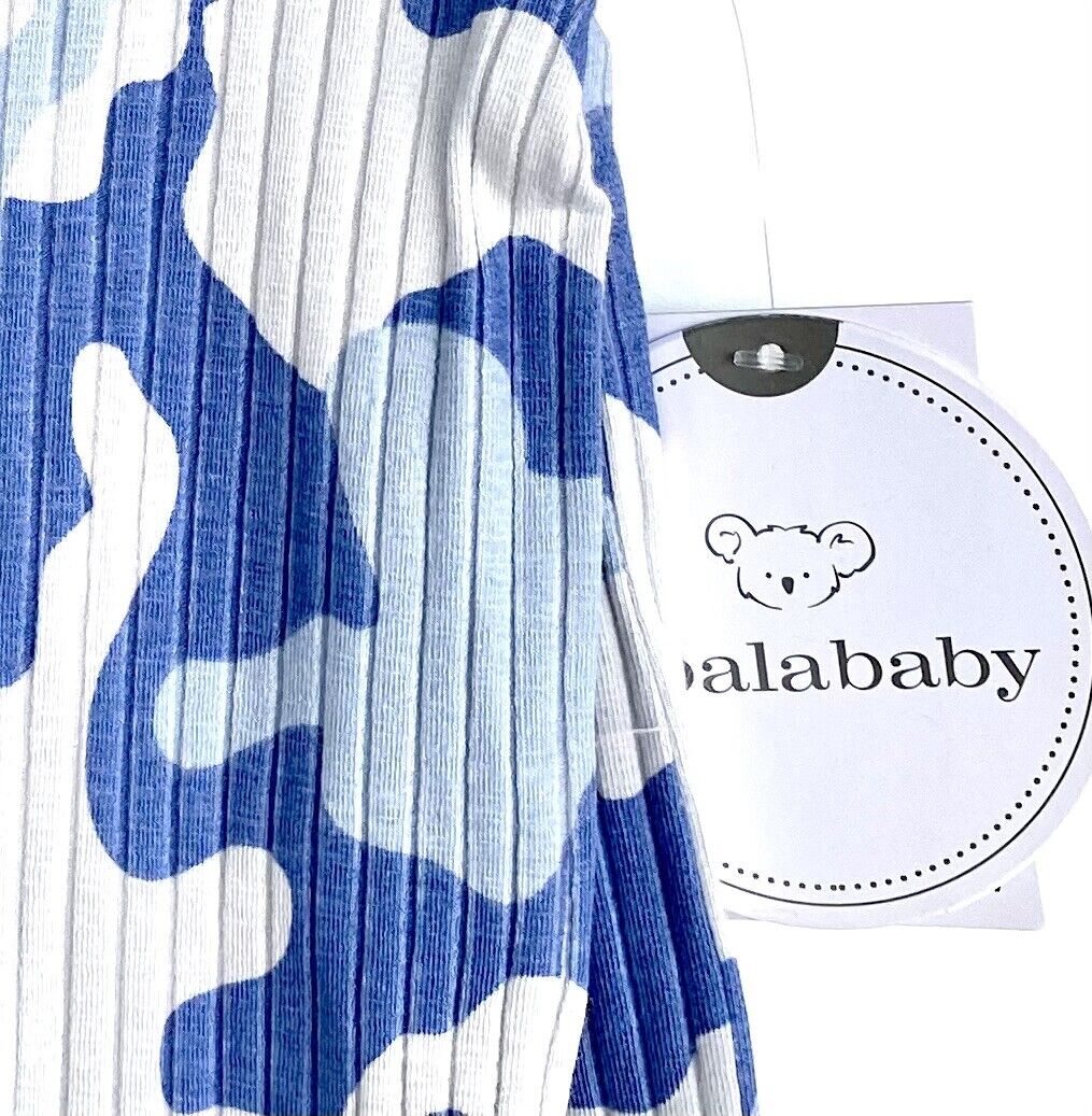Koala Kids Baby Blue Camouflage Rib Pjs 12-18 Months Price $25