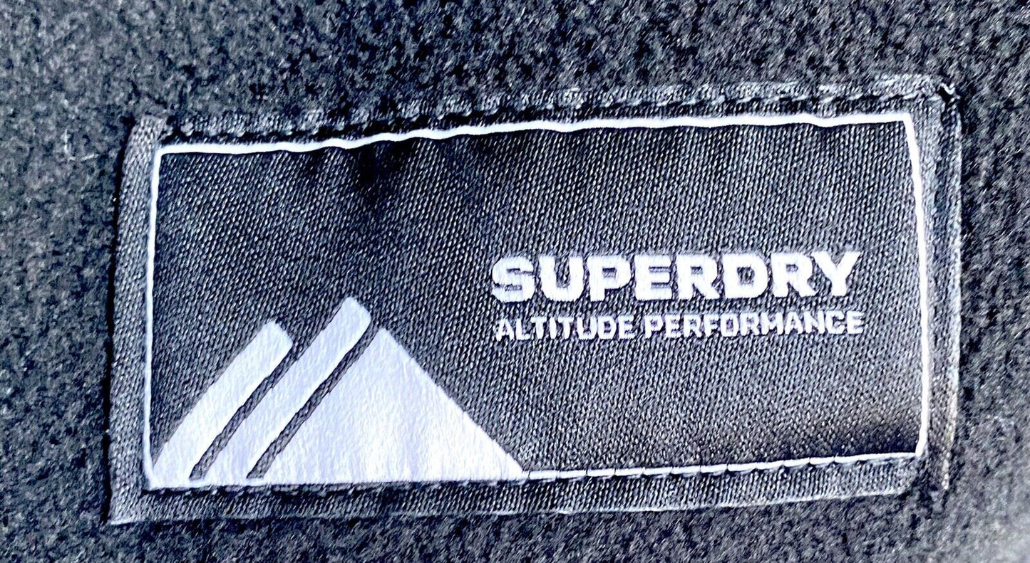 Superdry Sport Mountain Sport Fleece Jacket Size L Price $79.95 Black