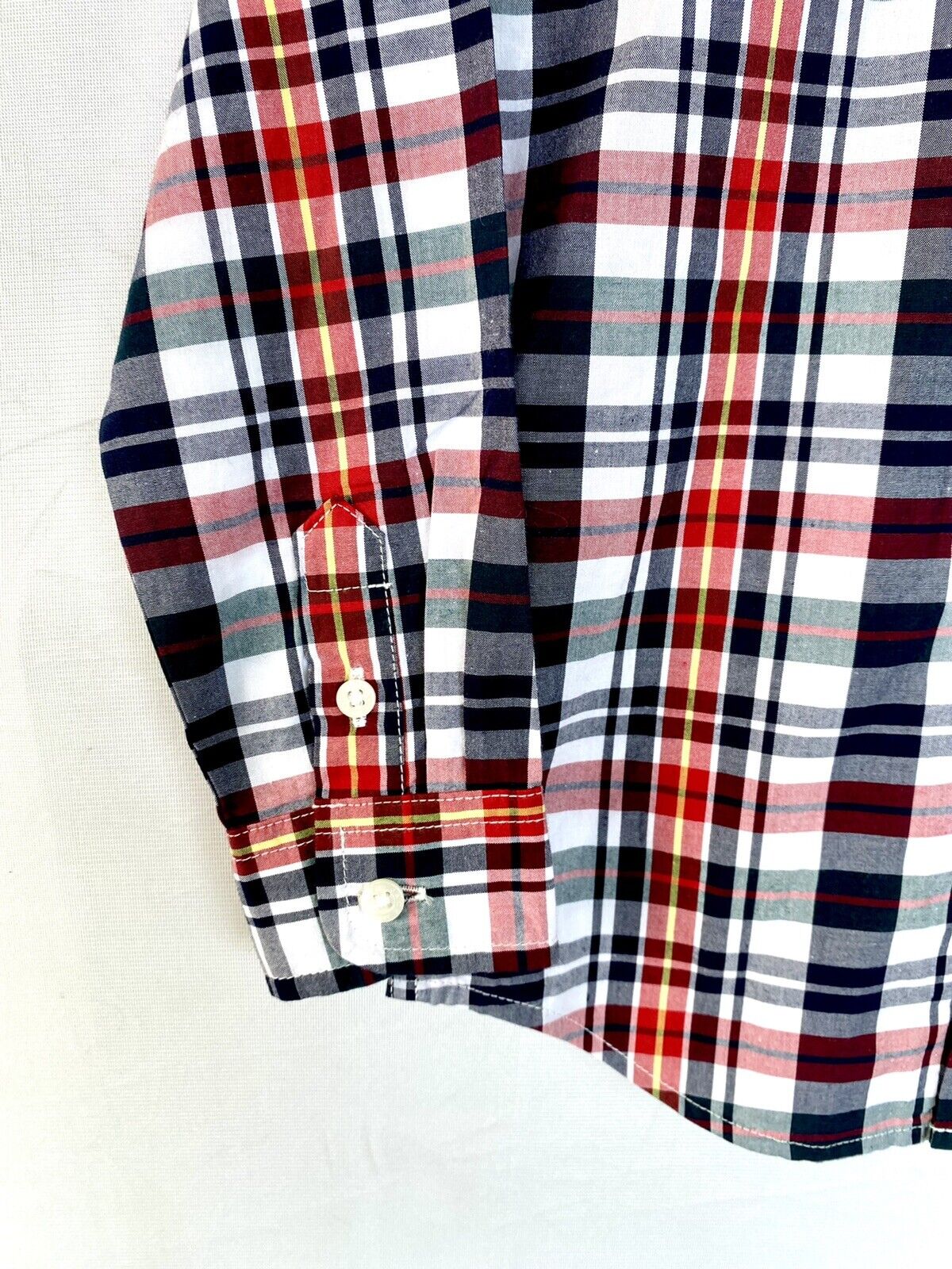 Janie And Jack Plaid LS Shirt Age 3-6 M Retail $35 Price $25 NEW
