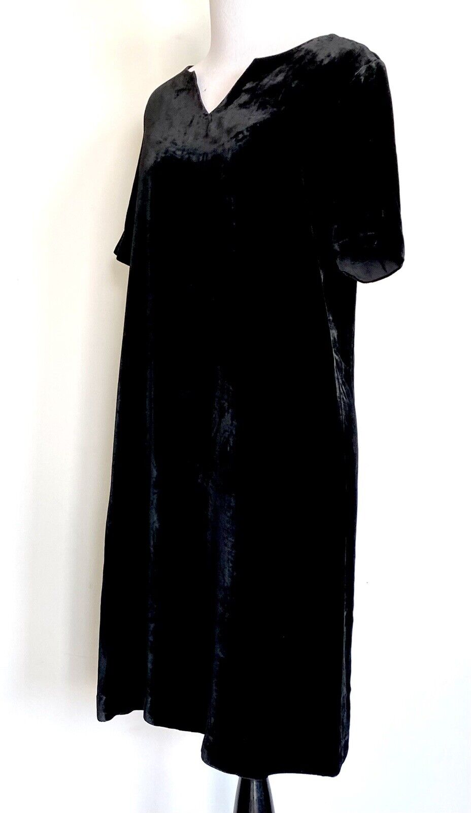 Sundance Olivia Velvet Silk Mix Black Dress Retails $168 Price $64 NWT Size XS