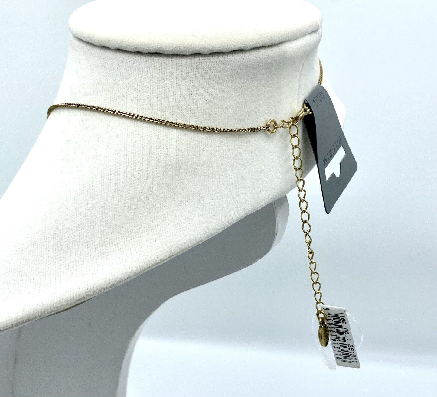 Pilgrim Jewelry Necklace Swarovski crystal 14 Ct Gold plate Price $19