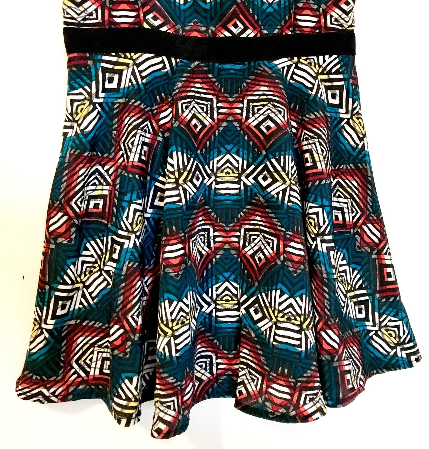 Ella Moss Black Band Diamond Silky Dress. NWT Retail $64 Price $29 Age 4-5