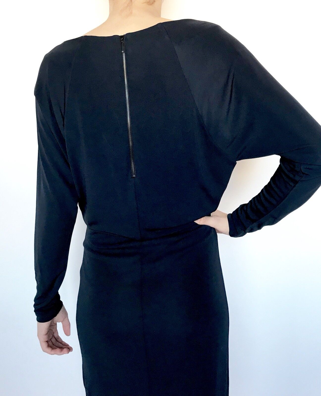 Armani Exchange Navy Stretch Dress NWT Size XS Retails $170 Price $85