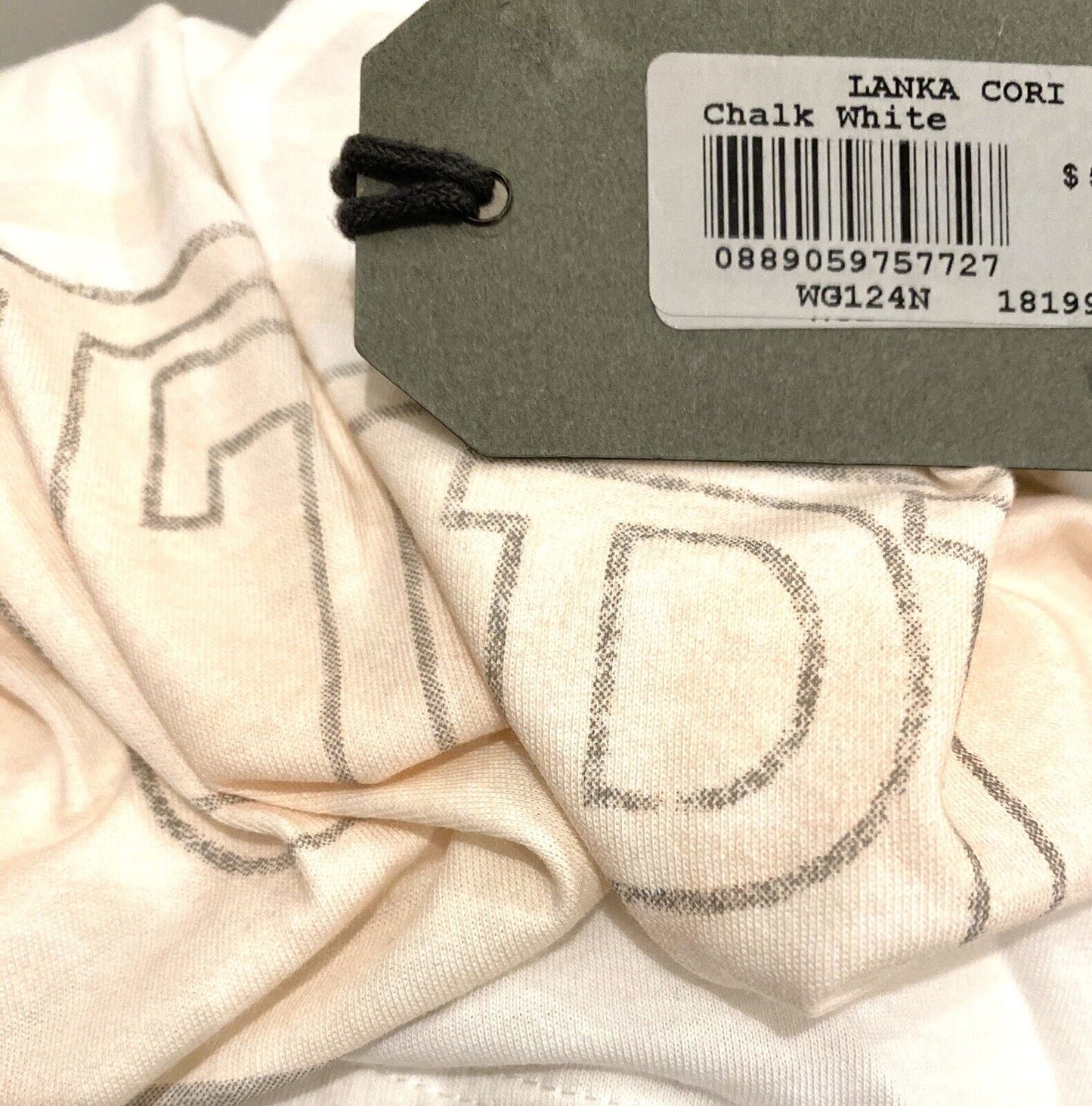 AllSaints Lanka Cori Long Tee Top NWT Price $50 Size M/L NWT