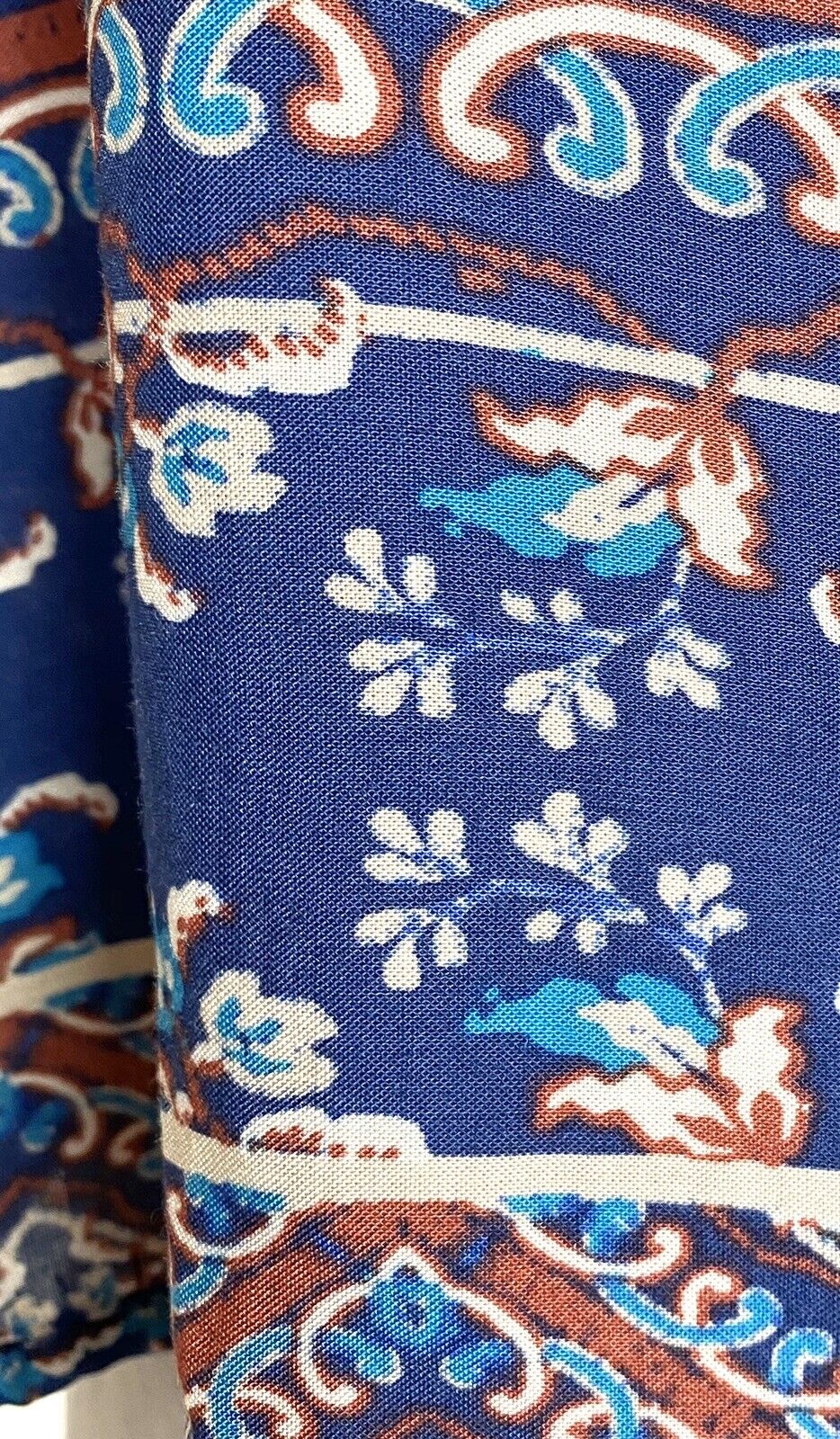 Beltaine Blue Tassel Peasant Boho Blouse Retail $128 Price $29 XS NWT