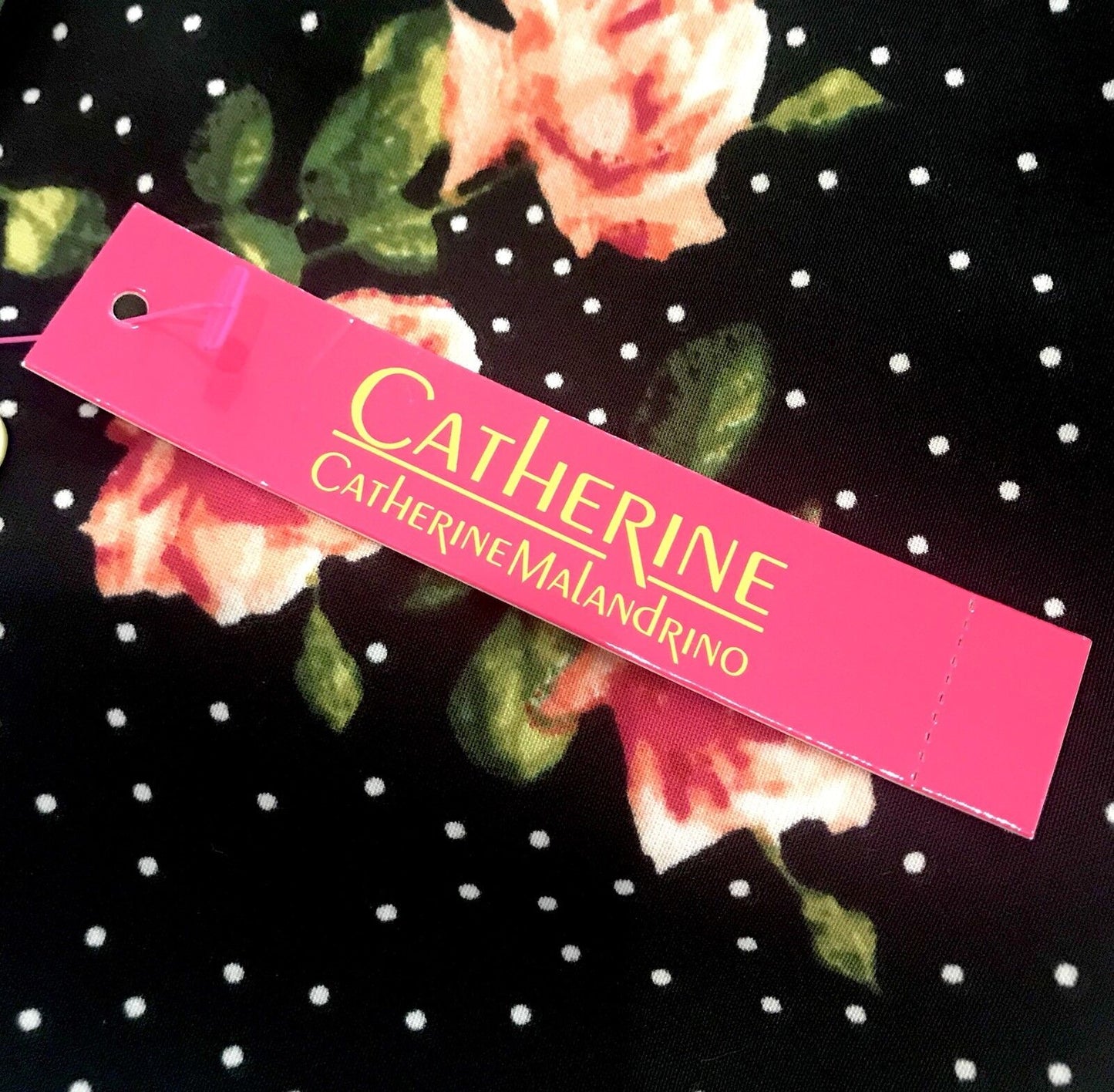 Catherine Malandrino Mini Dot Roses Top . NWT Size S Retail $68 Price $34