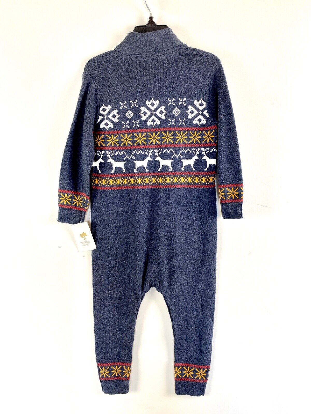 Tucker + Tate Long Sleeve Cotton Romper.NWT Retail $45 Price $24.50 18 M