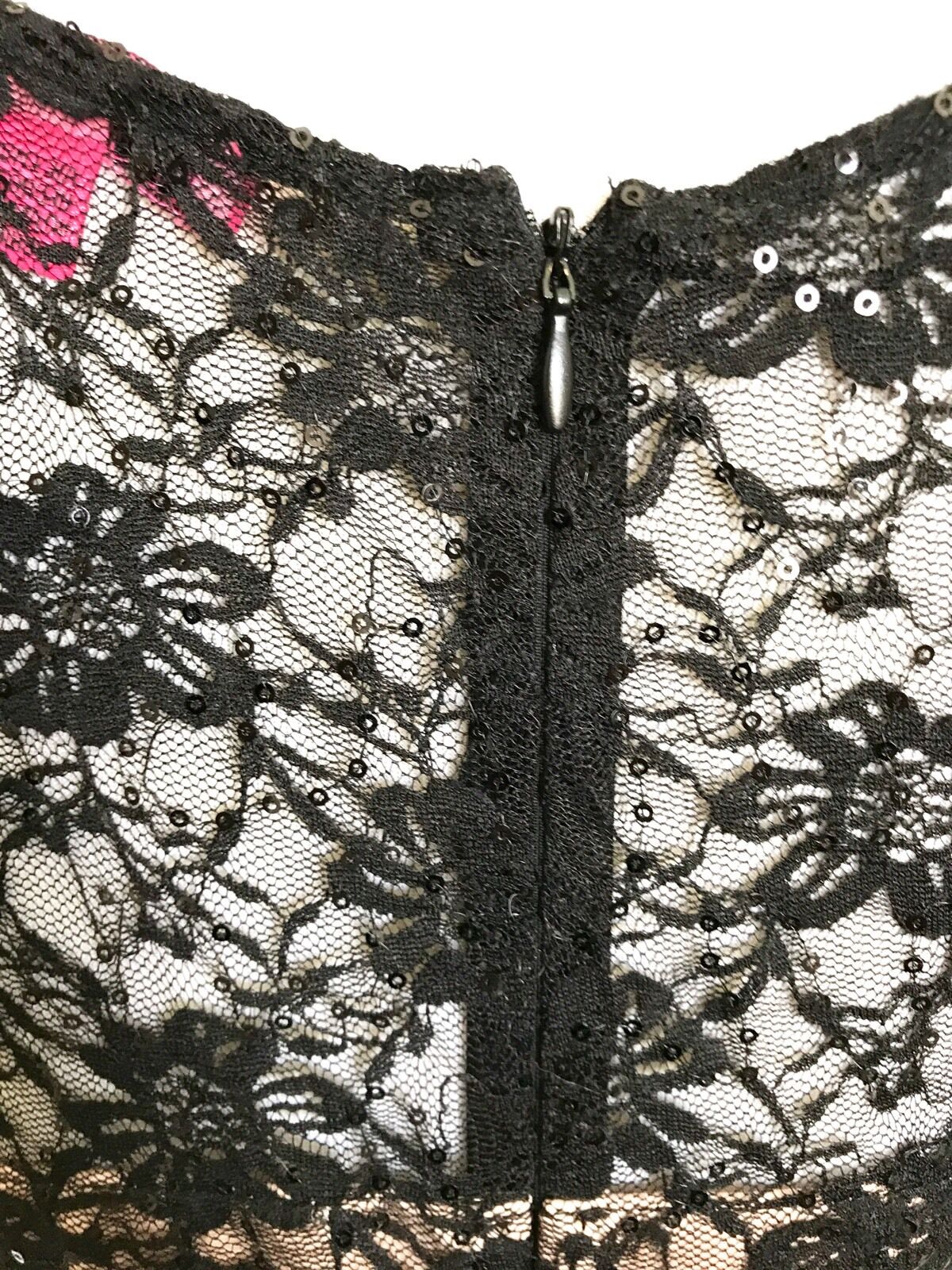 Betsey Johnson Black Lace & Nude Dress. Size 2. Retails $148 Price $52 NWT