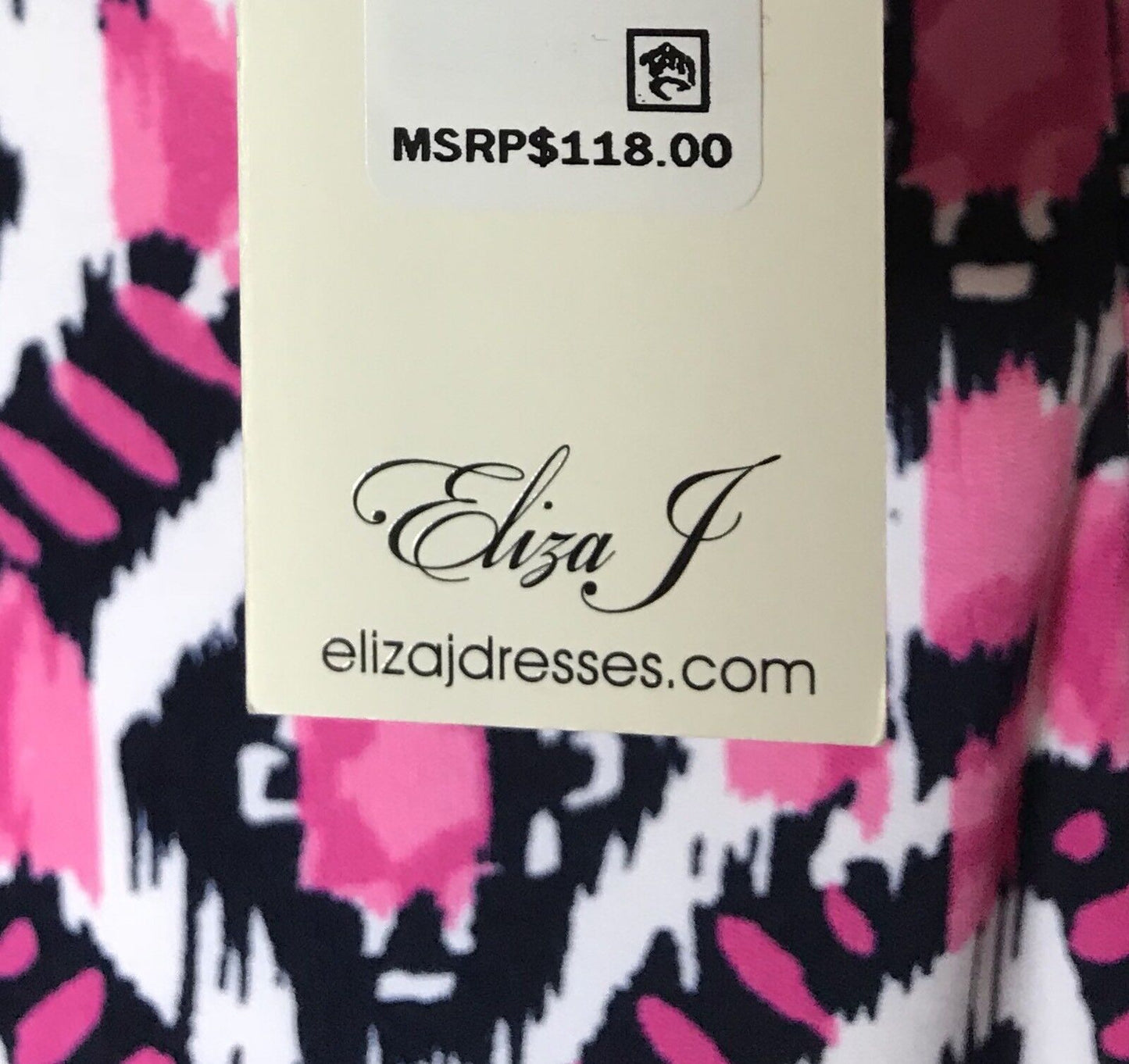 Eliza J Pink Diamond Stretch Tunic Dress NWT Retails $118 Price $59 Size 4