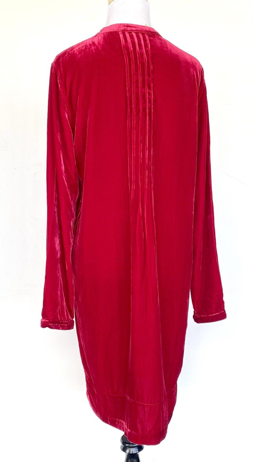 Sundance Enchantment Velvet Silk Mix Red Dress Retail $188 Price $92 NWT Size XS