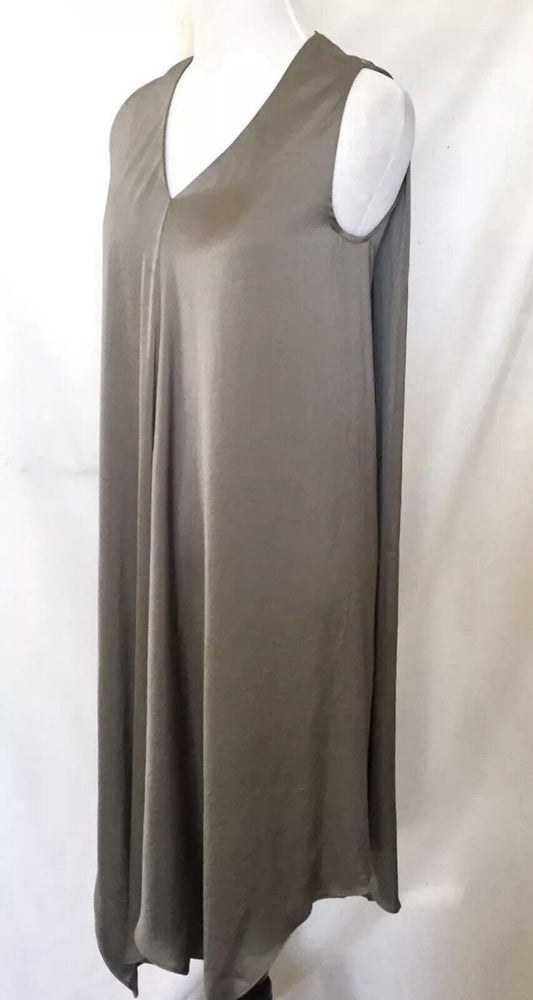 AllSaints Blaze Steel Grey Silky Dress.Retail $308 Price $125All Saints Size 0