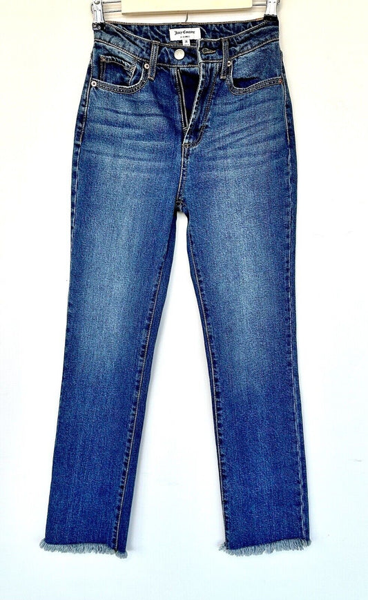Juicy Couture Venice Dark Wash Jeans Retail $98 Size 24 New With Tags.