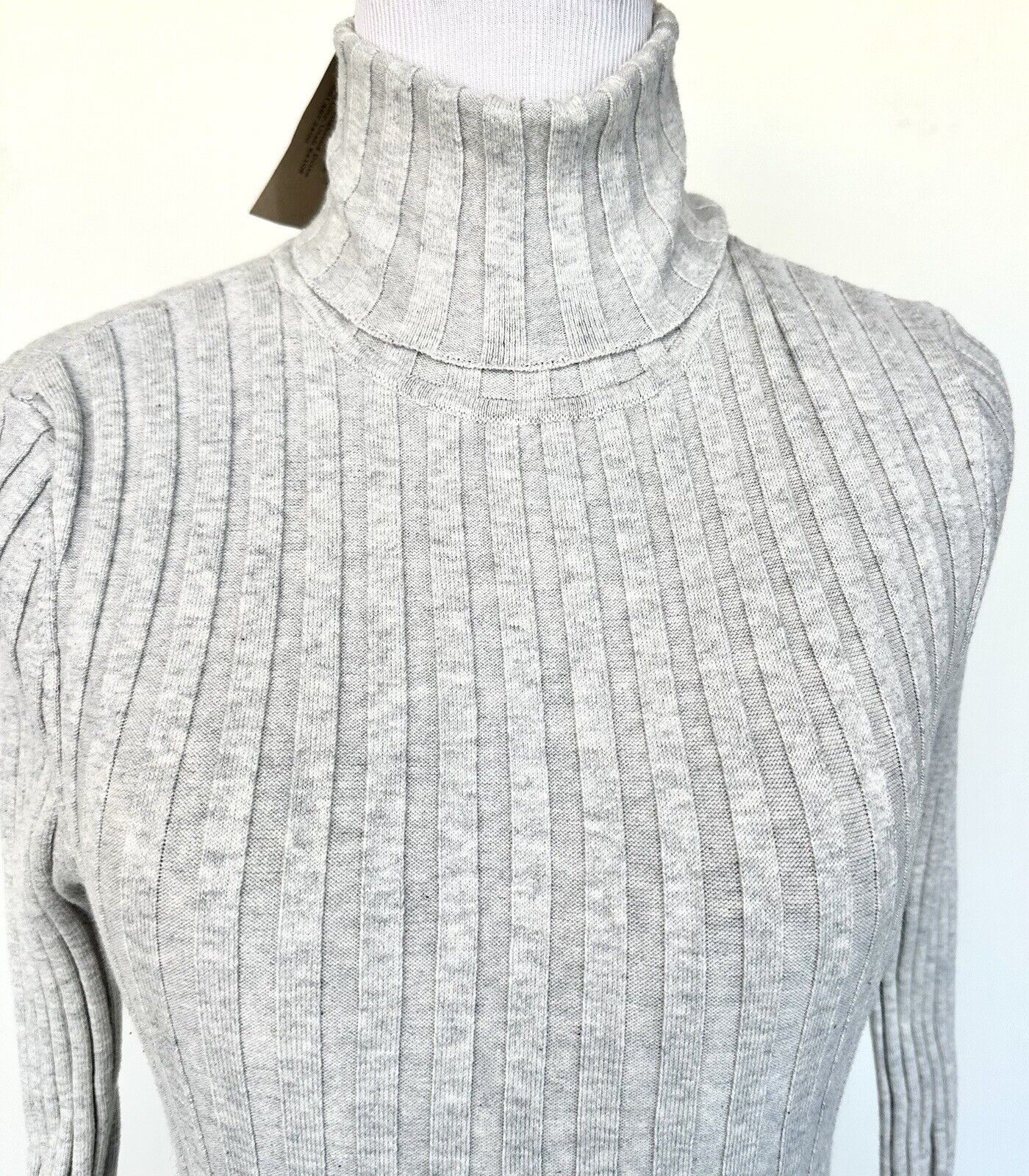 Sundance Legends Turtleneck Sweater Retail $88 PXXS Heather Gray NWT