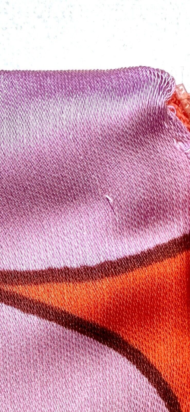 Christian Lacroix Dress Silky Red Lilac Floral Design W/ Cutout. Retail $460 XS