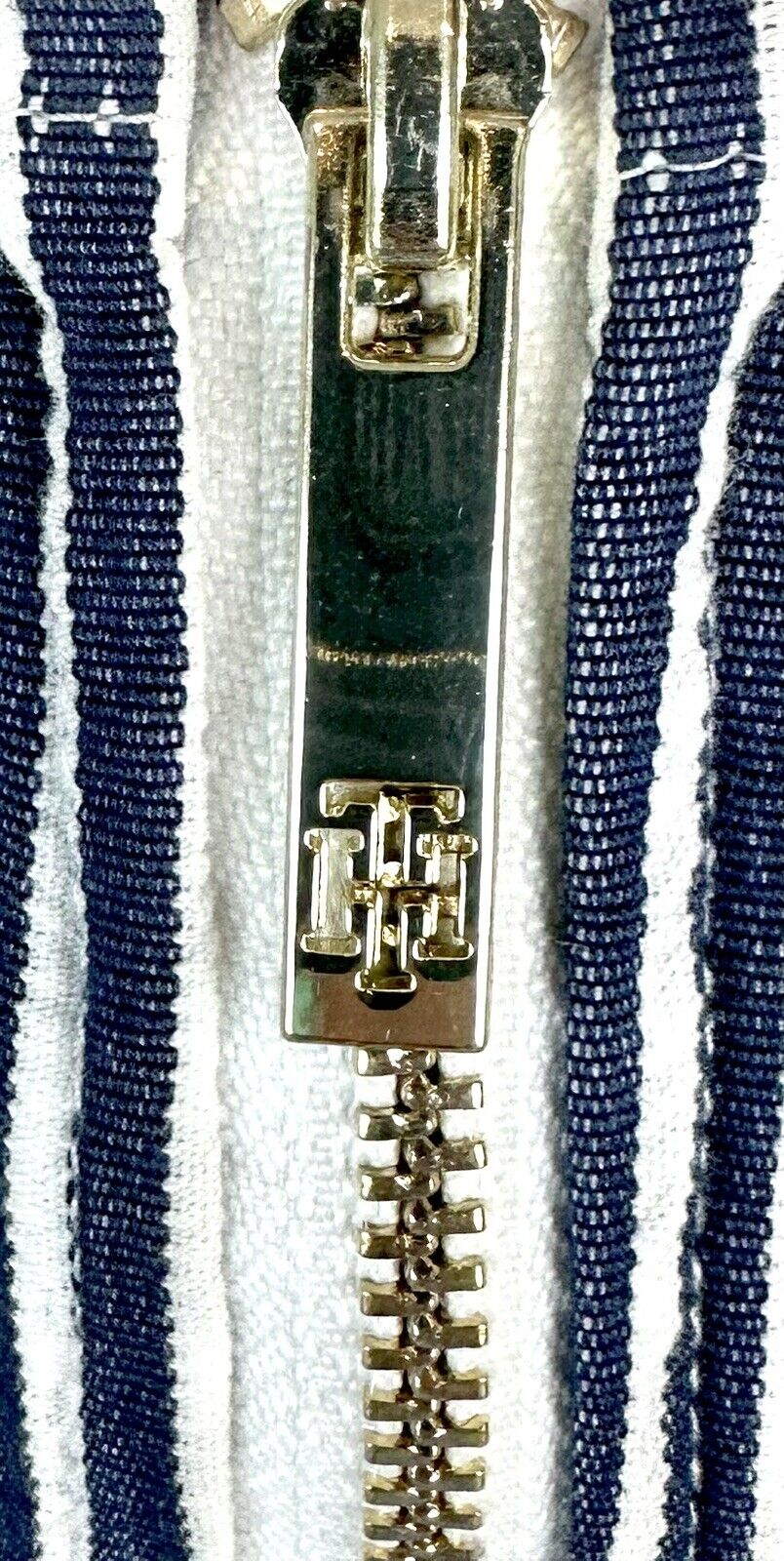 Tommy Hilfiger Sleeveless Dress Blue White Striped Retails $99 Price $59 4P