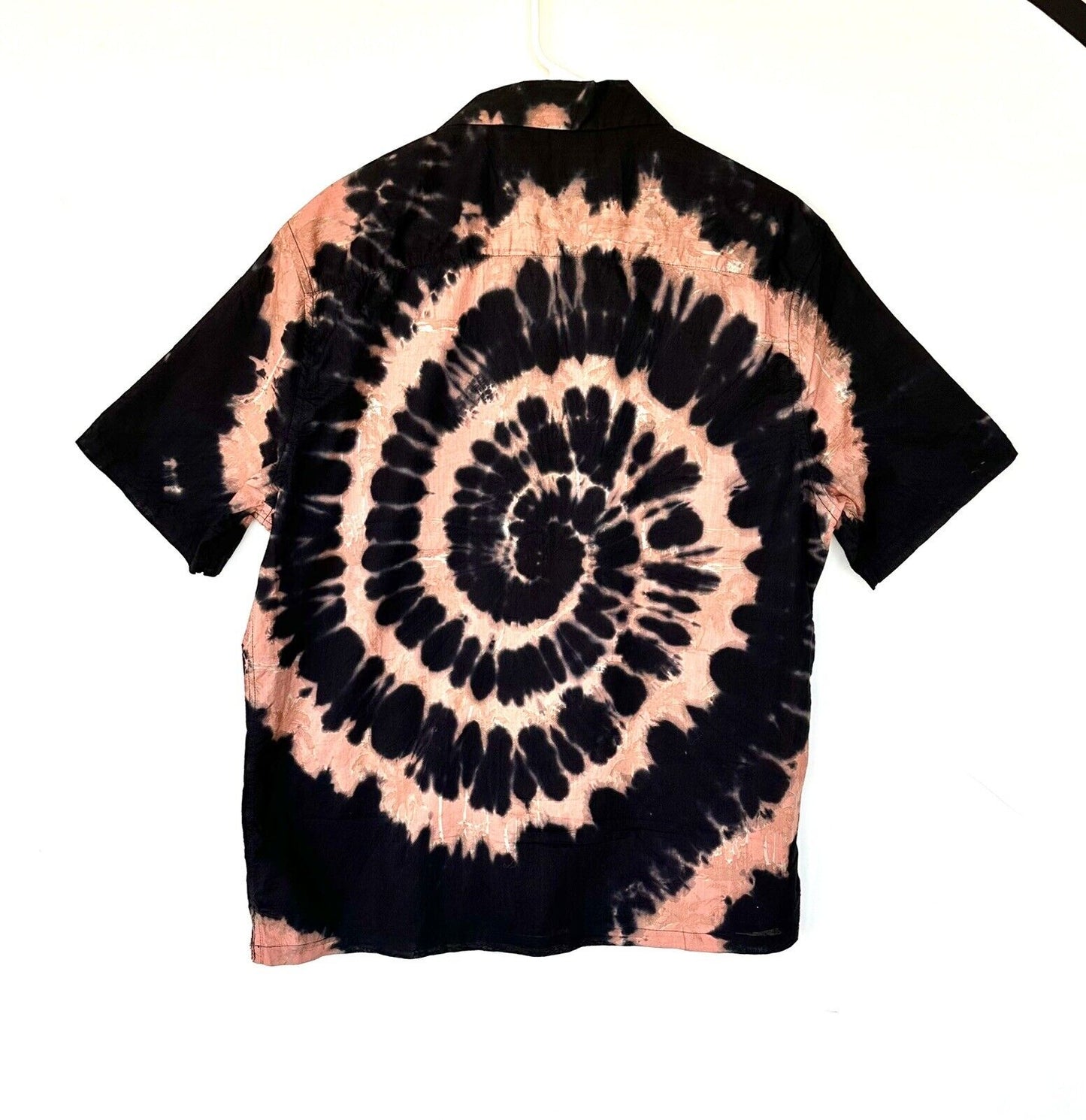 AllSaints Hades SS Shirt Retail $159 Price $95 NEW Black Coral M