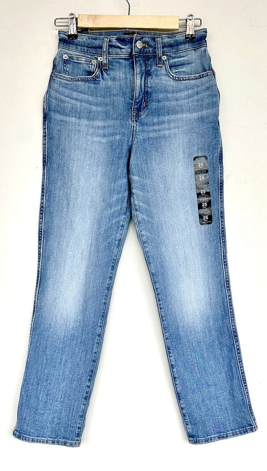 J Crew Classic Vintage Jeans High Rise Size 25 Retail $128 Stretch