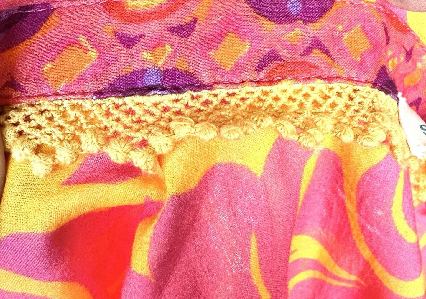 Sundance Natures Joy Shirt Pink Orange Size PXXS Retail $98 NWT