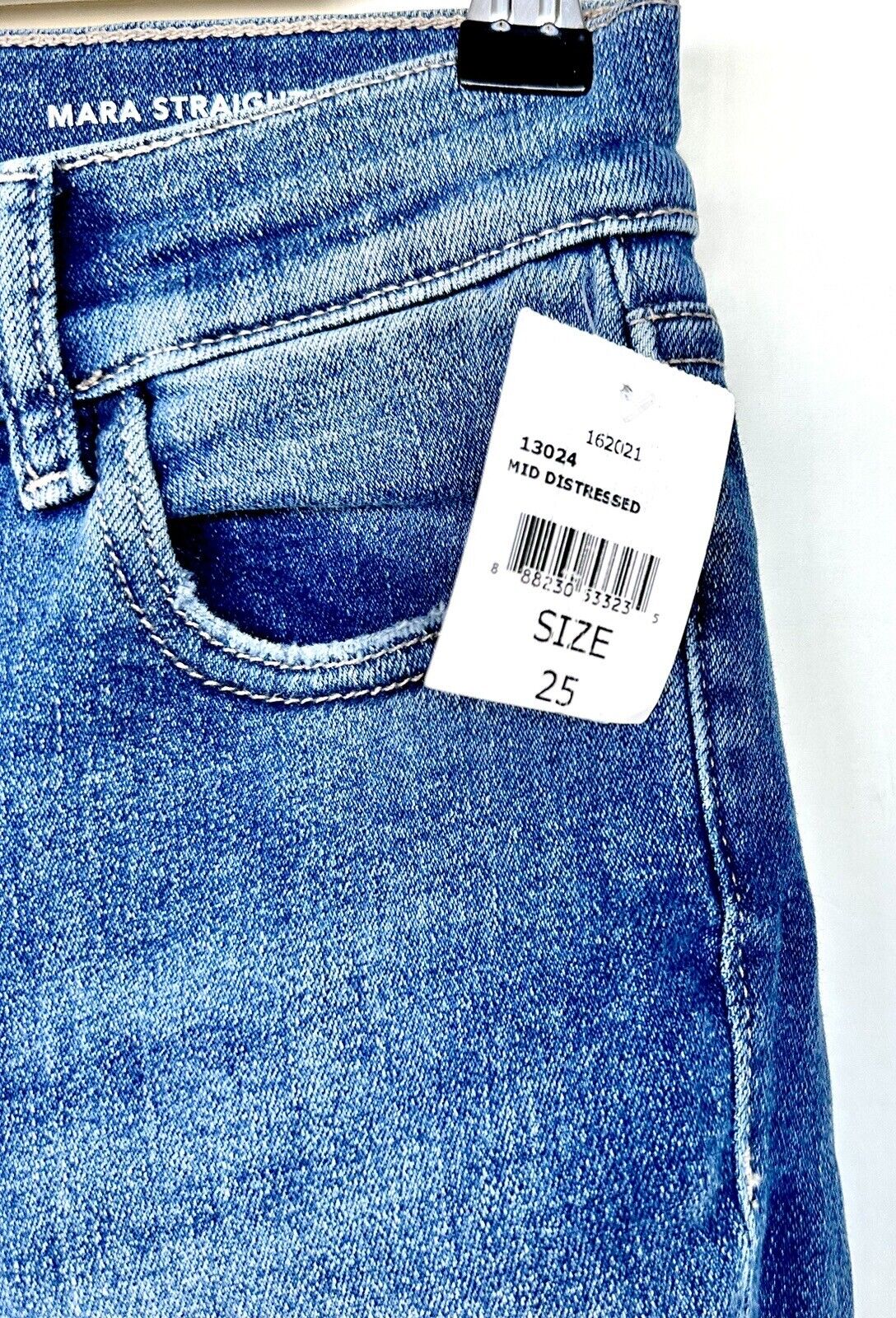 DL1961 Size 25 MARA Straight Instasculpt Denim Mid Rise Ankle Jeans Retail $199