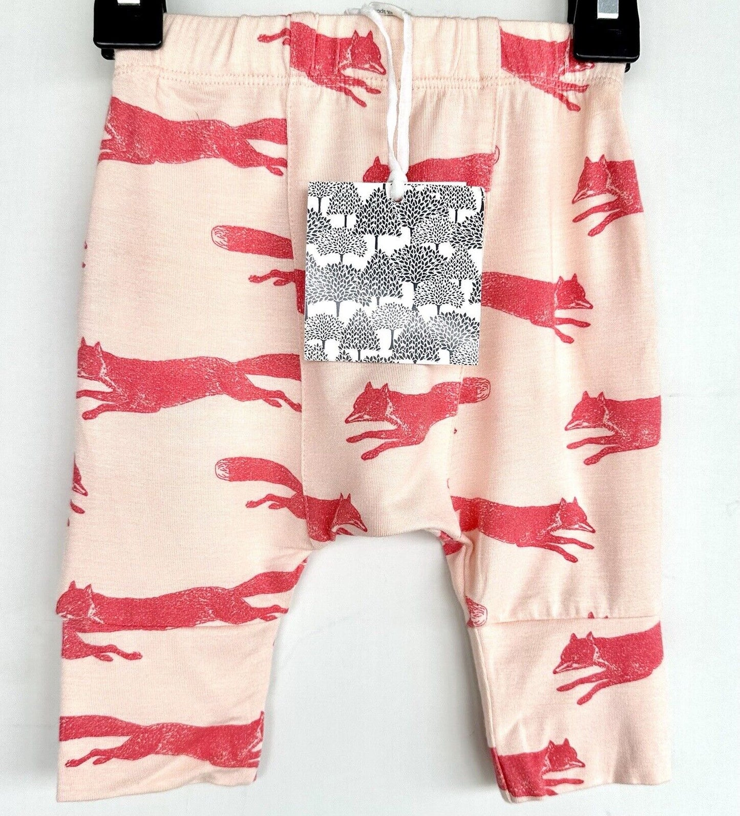 Kate Quinn Pocket Panda Pants Soft Modal Spandex Retails $30 3-6 M Coral Fox